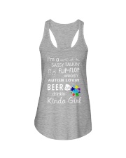 Autism All I Need Ladies Flowy Tank front