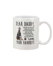 Daddy Doberman Pinscher Mug front