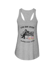 Golden Retriever Happily Ever After Ladies Flowy Tank front