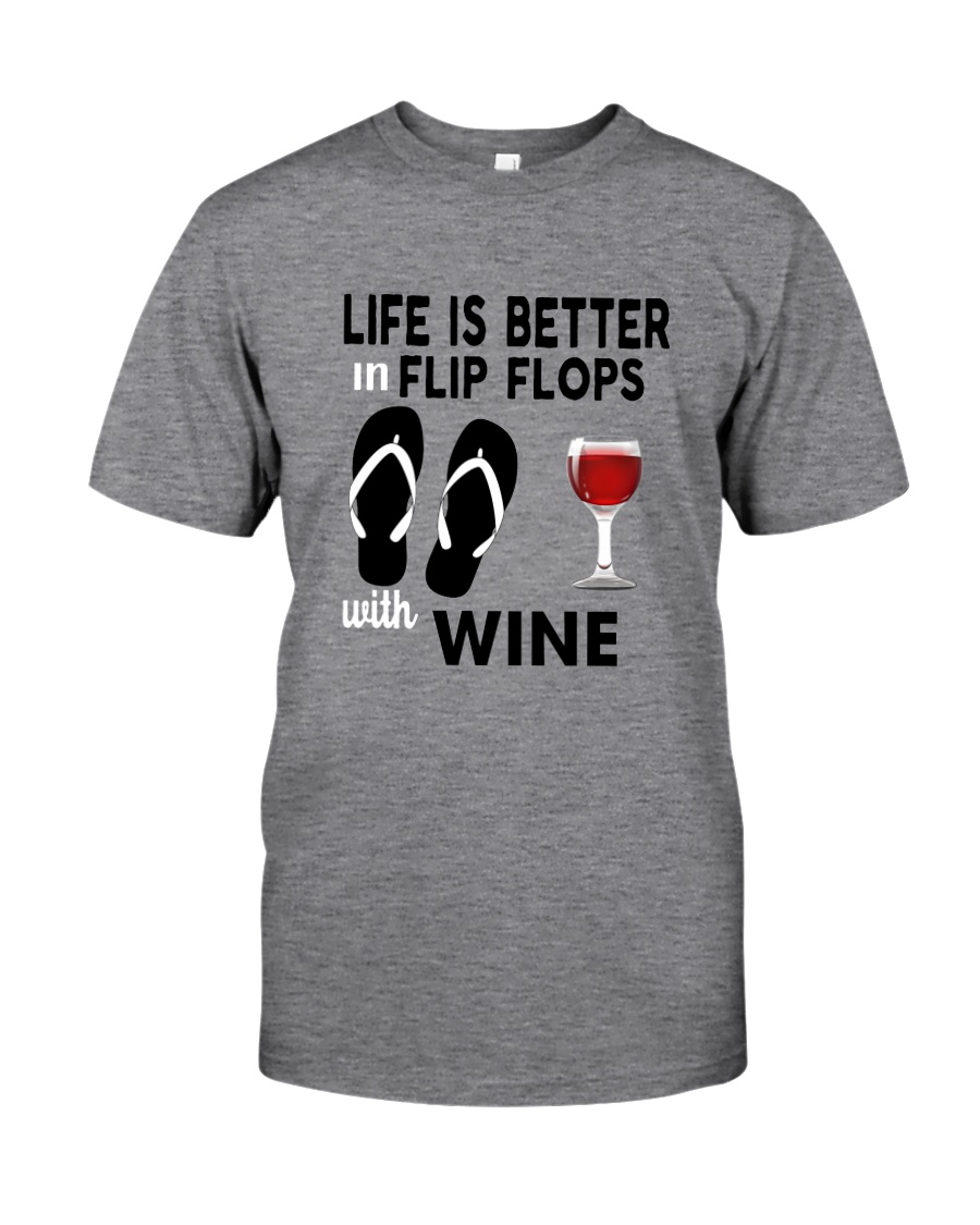 Flip Flops Wine Classic T-Shirt