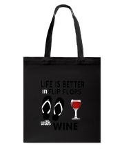 Flip Flops Wine Tote Bag thumbnail