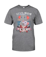 Elephant Best Mom Classic T-Shirt front