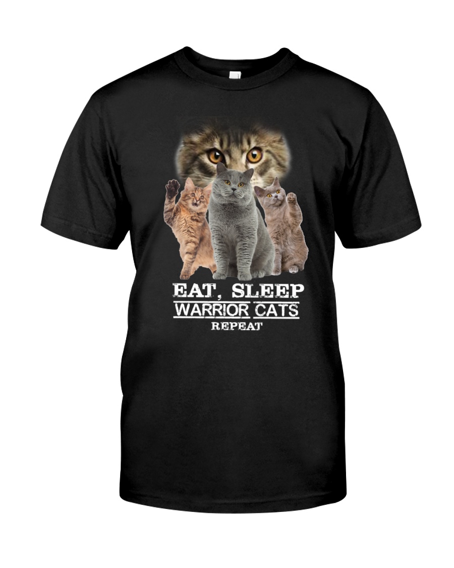Phoebe - Cat Eat Sleep And Warrior - 104 Classic T-Shirt