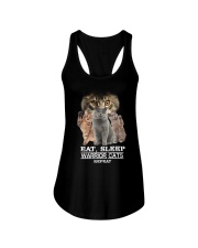 Phoebe - Cat Eat Sleep And Warrior - 104 Ladies Flowy Tank thumbnail