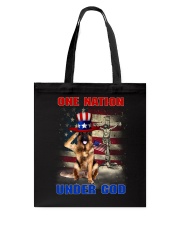 German Shepherd One Nation Tote Bag thumbnail
