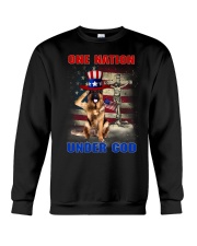 German Shepherd One Nation Crewneck Sweatshirt thumbnail
