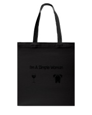 Boxer Simple Woman Tote Bag thumbnail