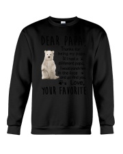 Dear Papa Polar Bear Crewneck Sweatshirt thumbnail
