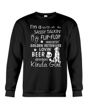 Golden Retriever Sassy Talking Crewneck Sweatshirt thumbnail