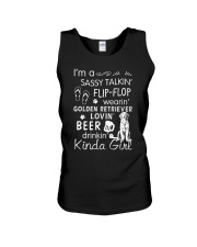 Golden Retriever Sassy Talking Unisex Tank thumbnail