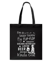 Golden Retriever Sassy Talking Tote Bag thumbnail