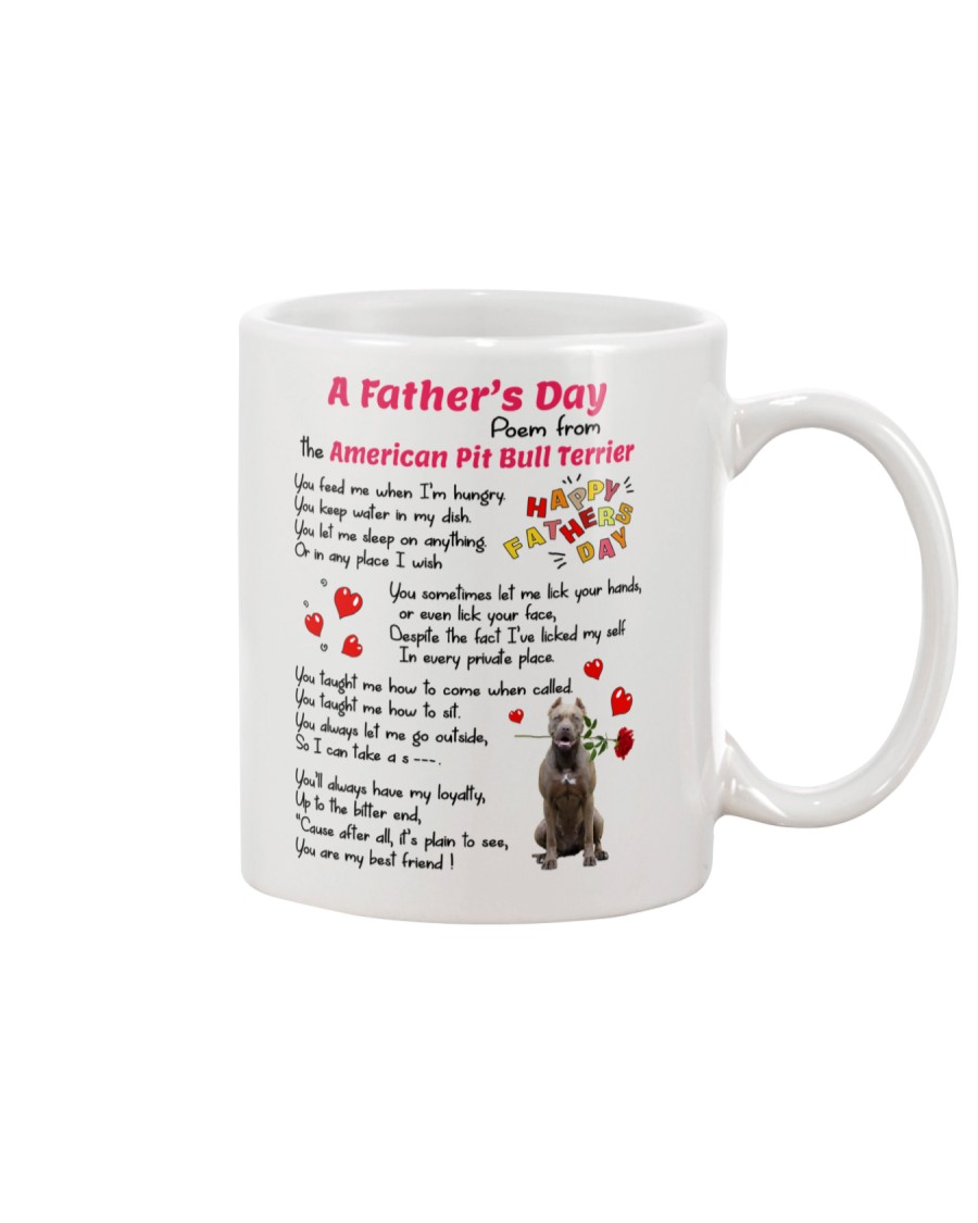Poem From American Pit Bull Terrier Mug