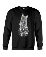 Cat Snowflake Crewneck Sweatshirt front