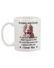 American Pit Bull Terrier Mommy And Daddy Mug back