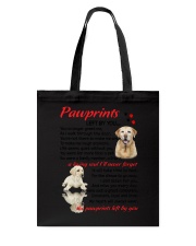 Pawprints Labrador Retriever Tote Bag thumbnail