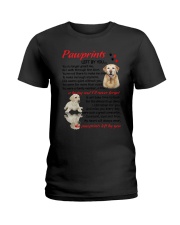 Pawprints Labrador Retriever Ladies T-Shirt thumbnail