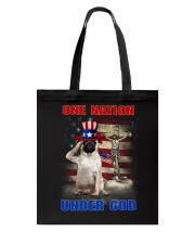 Pug One Nation Tote Bag thumbnail