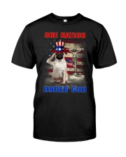 Pug One Nation Classic T-Shirt front