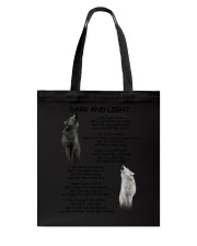 Wolf Poem Tote Bag thumbnail