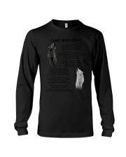 Wolf Poem Long Sleeve Tee thumbnail