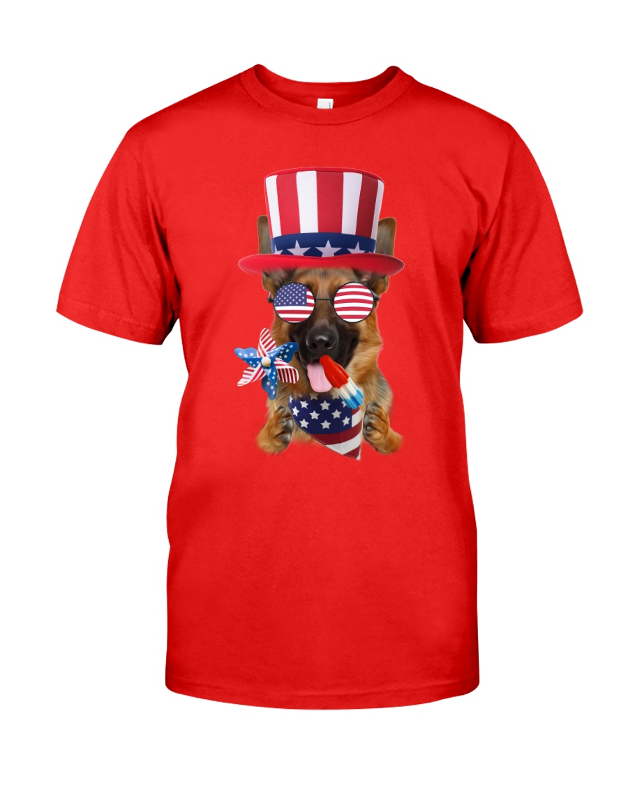 Independence Day German Shepherd Classic T-Shirt