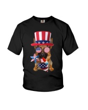 Independence Day German Shepherd Youth T-Shirt thumbnail