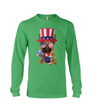 Independence Day German Shepherd Long Sleeve Tee front