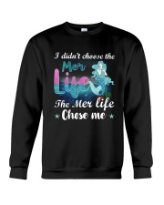 Mermaid Chose Me Crewneck Sweatshirt thumbnail