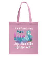 Mermaid Chose Me Tote Bag front
