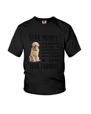 Dear Mommy Golden Retriever Youth T-Shirt thumbnail