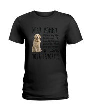 Dear Mommy Golden Retriever Ladies T-Shirt thumbnail