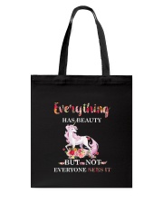 Everythings Beauty Unicorn Tote Bag thumbnail
