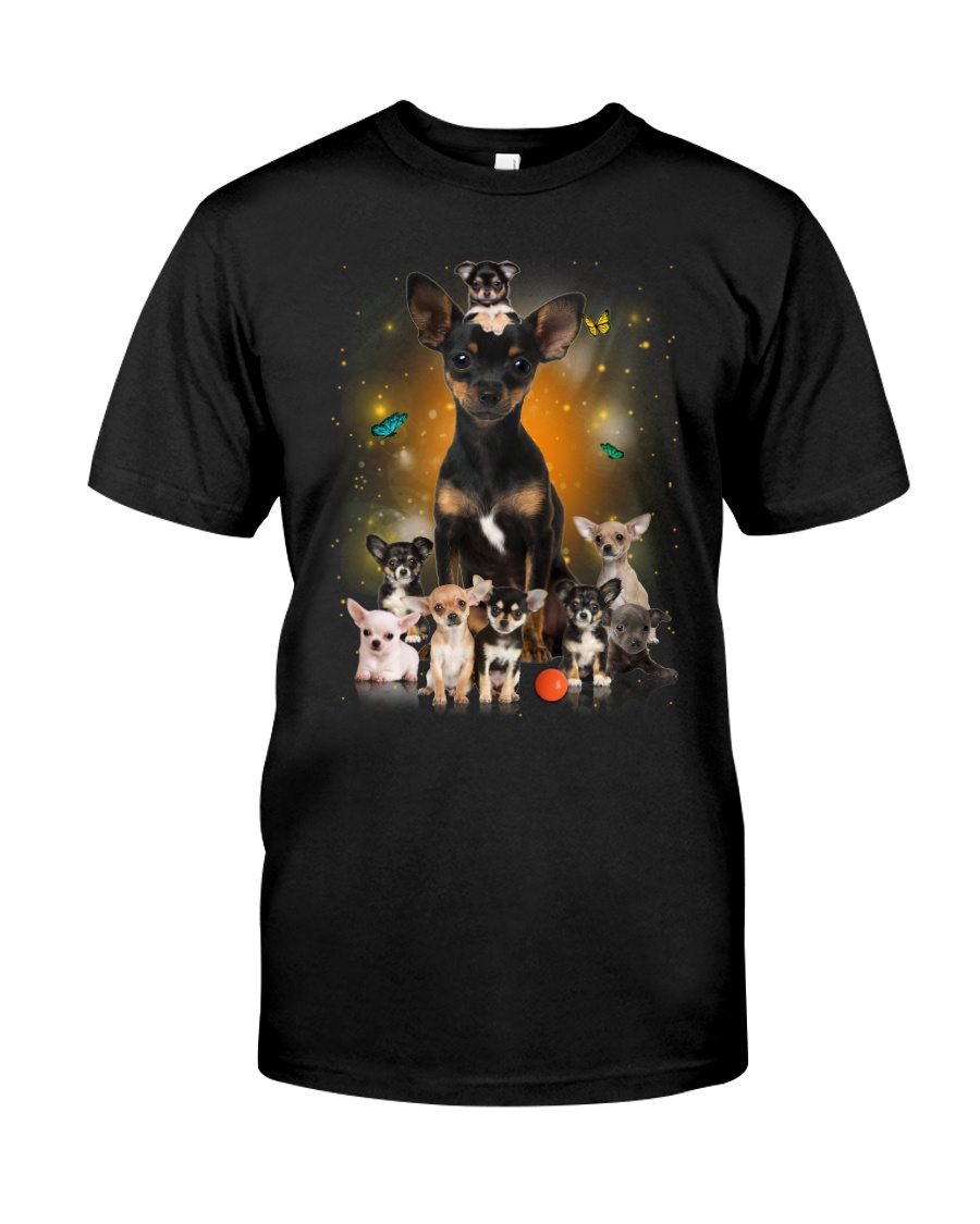 Phoebe - Chihuahua Mom And Babies - 104 Classic T-Shirt