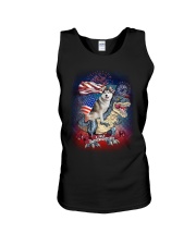 Dinosaur Siberian Husky Unisex Tank thumbnail