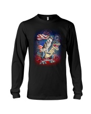 Dinosaur Siberian Husky Long Sleeve Tee thumbnail