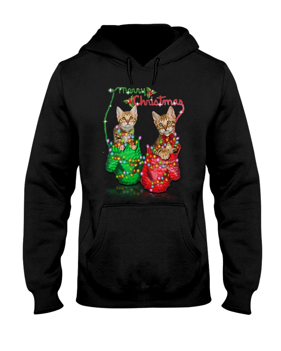 PHOEBE - Bengal Merry Xmas - 1310 - 91 Hooded Sweatshirt