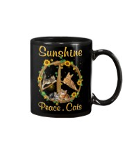 Sunshine Peace Cats Mug thumbnail