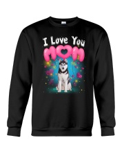 Siberian Husky I Love Mom Crewneck Sweatshirt thumbnail