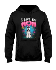 Siberian Husky I Love Mom Hooded Sweatshirt thumbnail