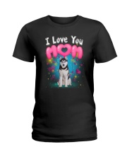 Siberian Husky I Love Mom Ladies T-Shirt thumbnail