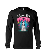 Siberian Husky I Love Mom Long Sleeve Tee thumbnail
