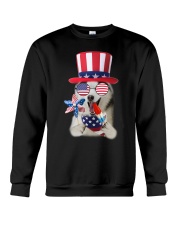 Independence Day Siberian Husky Crewneck Sweatshirt thumbnail
