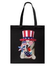 Independence Day Siberian Husky Tote Bag thumbnail