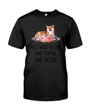 Akita All I Need Classic T-Shirt thumbnail