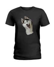 Hello Siberian Husky Ladies T-Shirt thumbnail