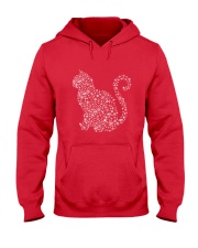 Cat Snowflake Hooded Sweatshirt front