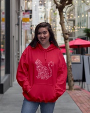 Cat Snowflake Hooded Sweatshirt lifestyle-unisex-hoodie-front-2