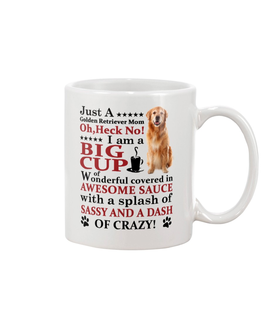 Golden Retriever Crazy Funny Mug