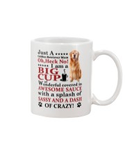 Golden Retriever Crazy Funny Mug front