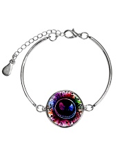 Colorful Face Metallic Circle Bracelet thumbnail